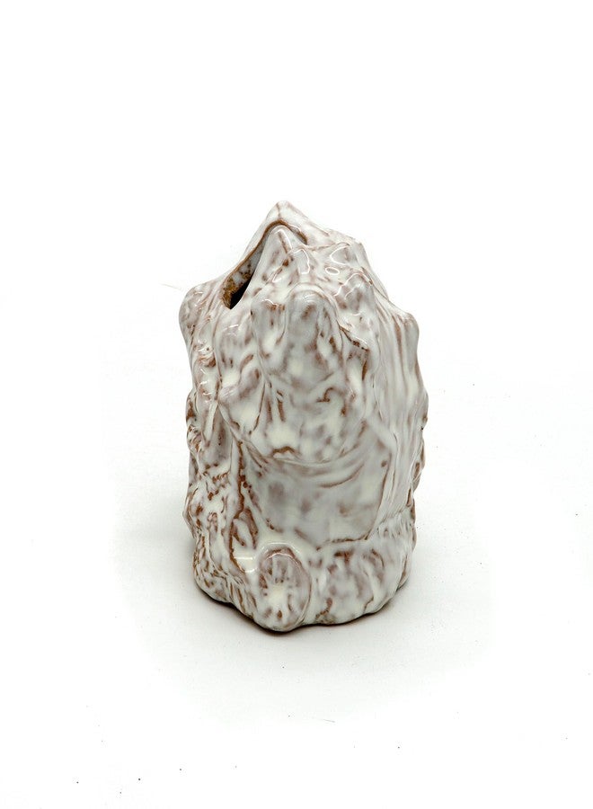 ALEGI Aquarium Decorations Cave Ceramic Sea Shell Decor, Rock Cave Decor for Shrimp Cichlid Hiding Fish Tank (Sea Shell A) - Image 2